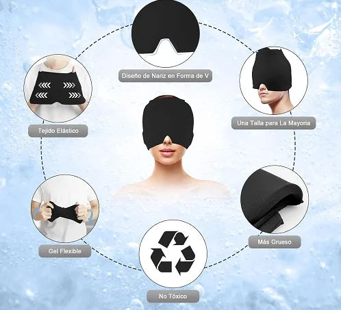 HeadGel® - 🤕Gorro HIDROGEL para el dolor de cabeza🤕